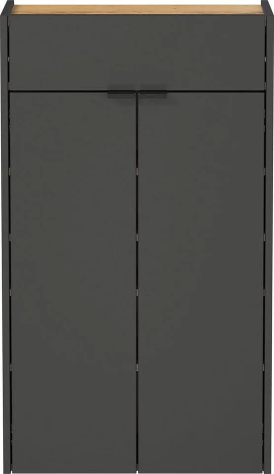Germania Schuhschrank hängend/stehend Graphit Eiche 2 Türen - Bild 2