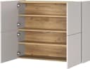 Hängeschuhschrank GERMANIA Binetto Eiche Push-to-open Technik Bild 4