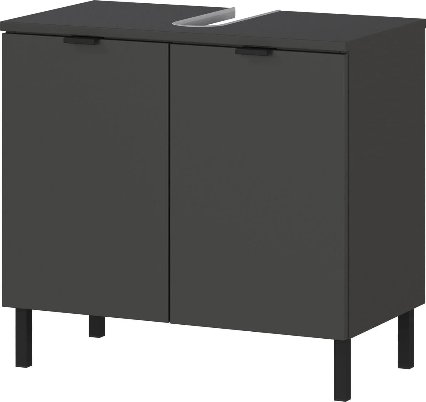 Germania GW-Arcena Waschbeckenunterschrank Grau Graphit - Bild 2