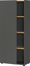 Aktenschrank GERMANIA Adrano Graphit Navarra-Eiche Nachbildung 61x34x145 cm Bild 2