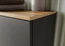 Hochschrank GERMANIA Yonkers Graphit Braun ABS-Kanten Bild 3