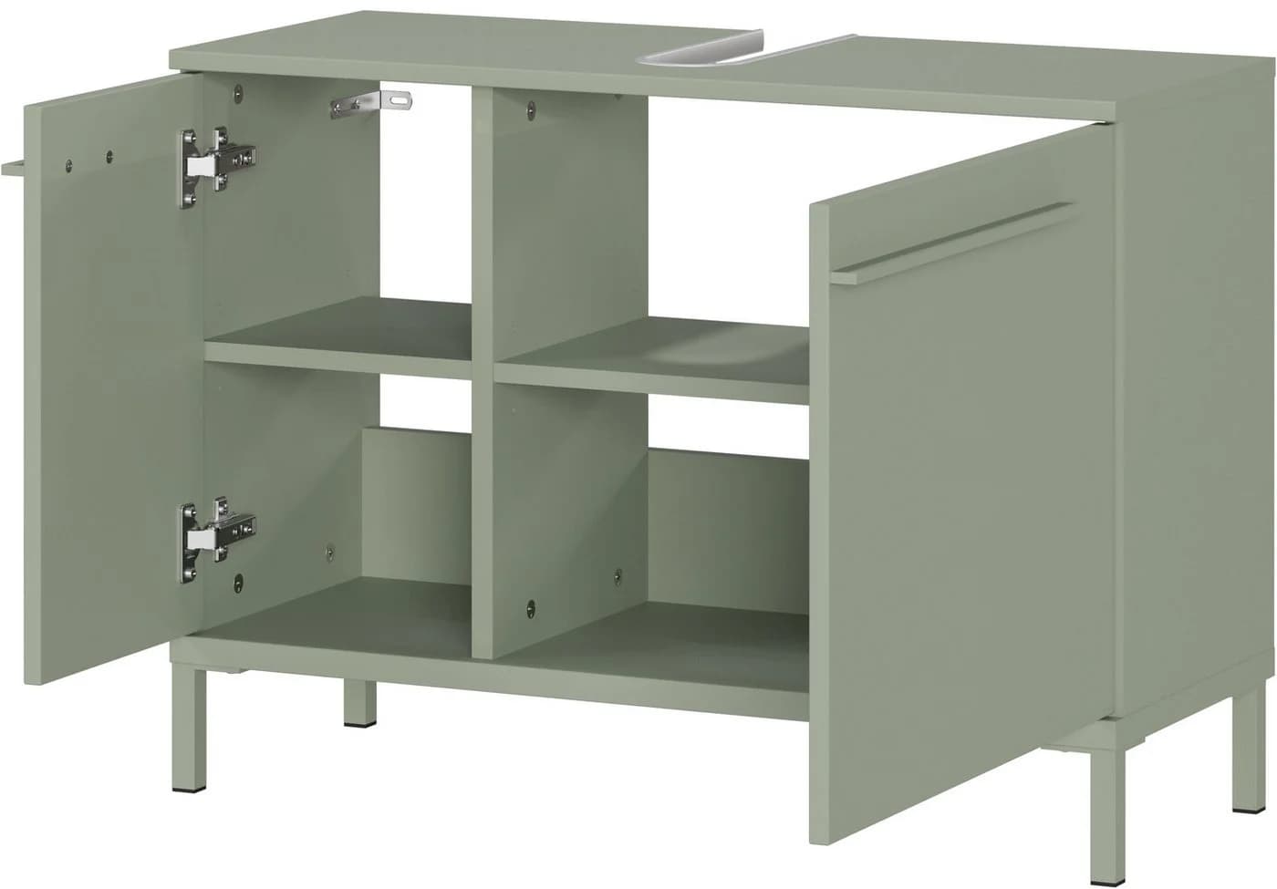 Germania Waschbeckenunterschrank Taupegrün 80cm - Bild 5