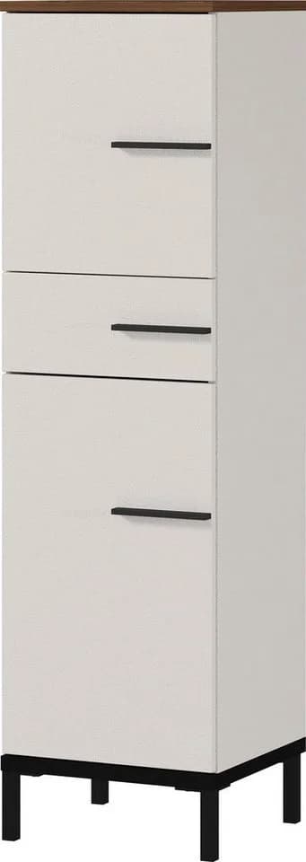 Midischrank GERMANIA Yonkers Braun Schwarz mit Türdämpfung - Bild 2