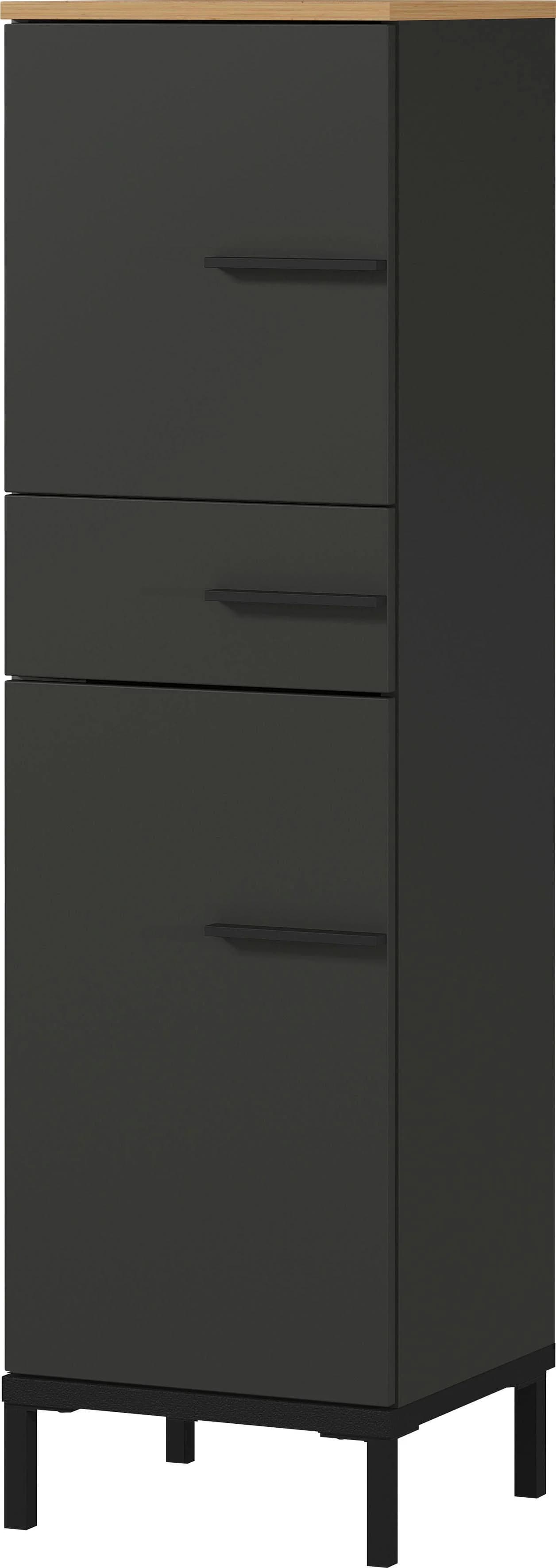 Midischrank GERMANIA Yonkers Graphit mit Türdämpfung und Soft-Close - Bild 5