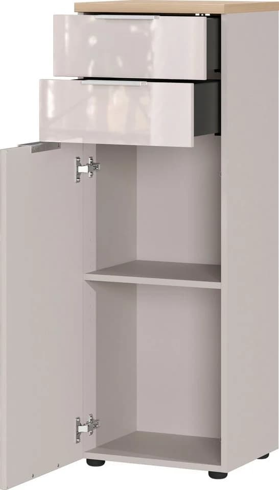 Midischrank GERMANIA Tavira Glasfronten Kaschmir - Bild 4