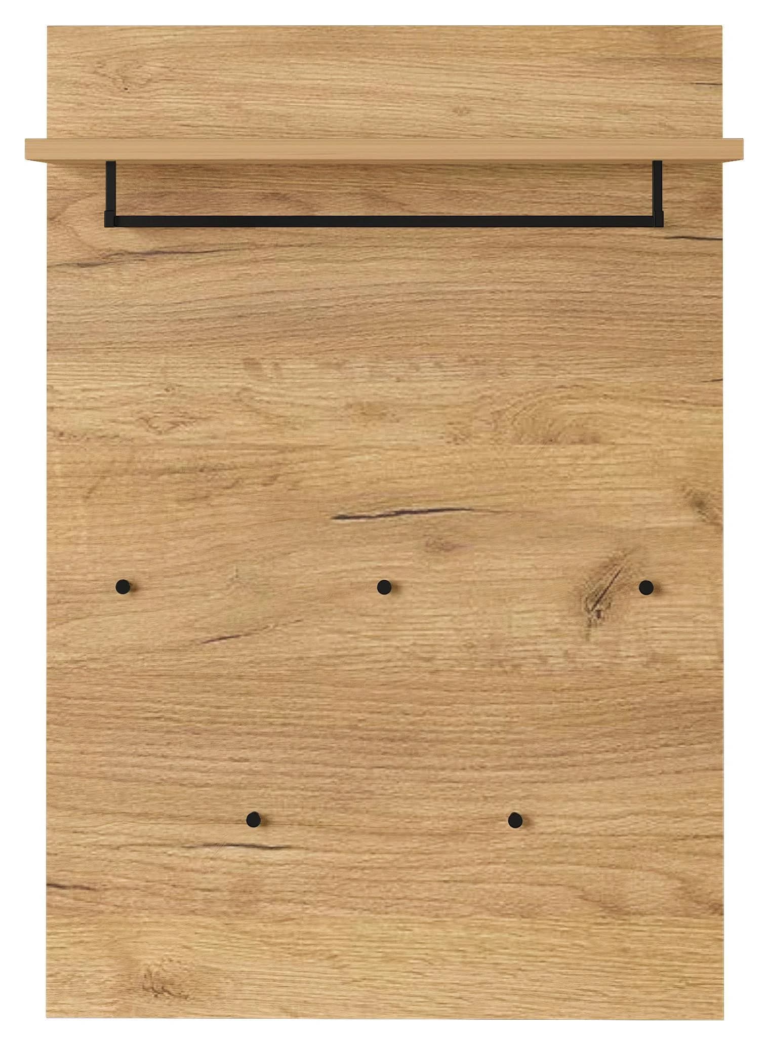 Garderobenpaneel GERMANIA GW-Fremont Braun Schwarz