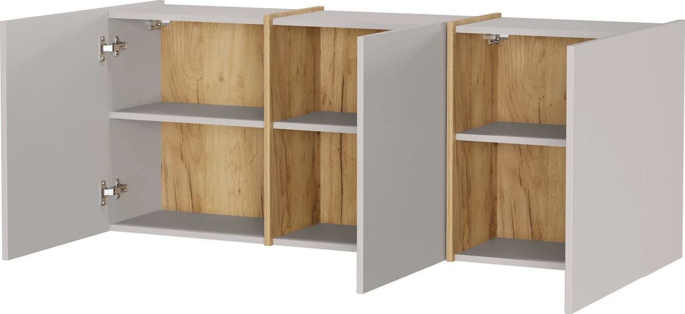 Mehrzweckschrank GERMANIA GW-Libbiano Plus Kaschmir Spanplatte Grifflos - Bild 4