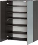 Germania Schuhschrank Oakland Grau Silbergrau mit Glastüren Bild 4