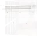 Garderobenpaneel GERMANIA Oakland Weiß Hochglanz Glas Metall Bild 2