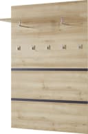 GERMANIA Garderobenpaneel hellbraun mit 5 Haken Bild 2