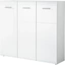 Germania GW-Adana Schuhschrank Weiß Hochglanz 36 Paar Bild 1