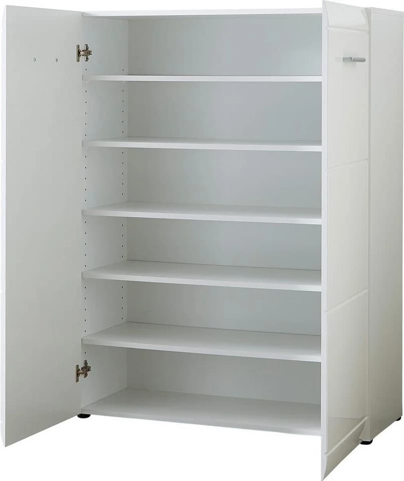 Germania Schuhschrank GW-Adana Weiß Hochglanz 24 Paar - Bild 2