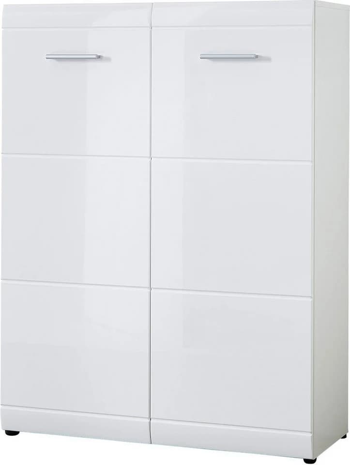 Germania Schuhschrank GW-Adana Weiß Hochglanz 24 Paar - Bild 3