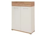 Germania Schuhschrank Topix Weiß/Eiche mit Soft-Close Bild 1