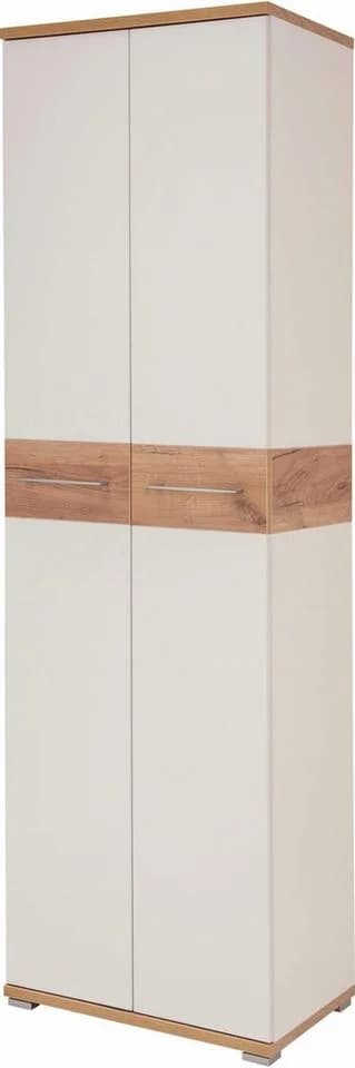 Germania Garderobenschrank Topix Weiß/Eichefarben mit Soft-Close - Bild 3