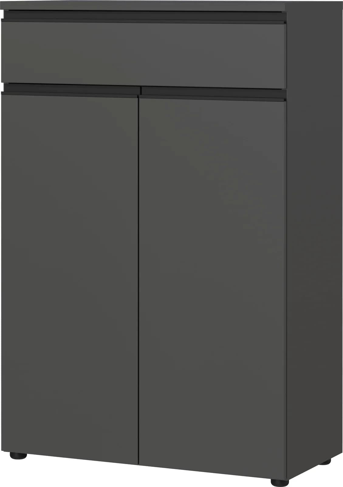Aktenschrank GERMANIA Lemont 2-türig mit Schublade Graphit
