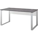 Germania Schreibtisch Altino Metallkufen Grau/Weiß Bild 1