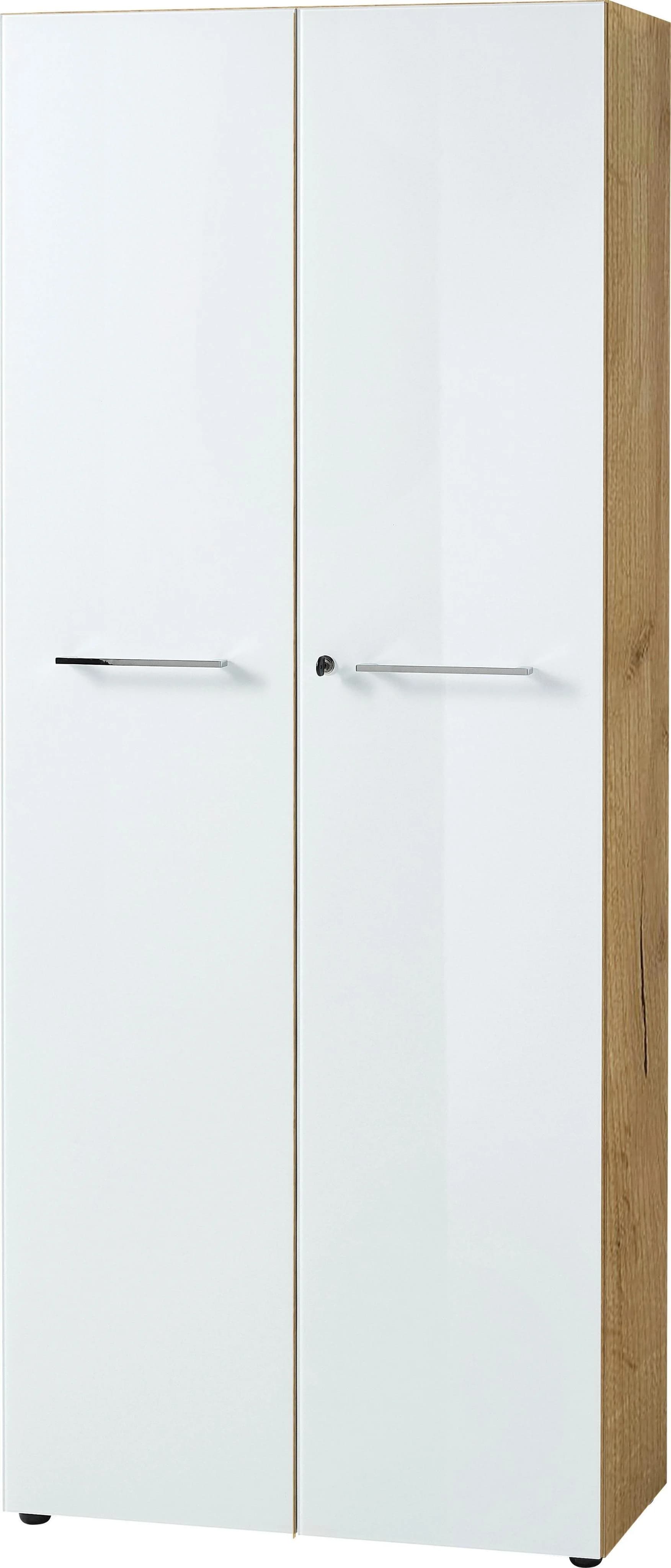 Aktenschrank GERMANIA GW-Monteria Navarra-Eiche Weiß 80 cm
