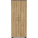 Germania Aktenschrank Profi 3.0 Grau Braun 80x200x40 cm Bild 1
