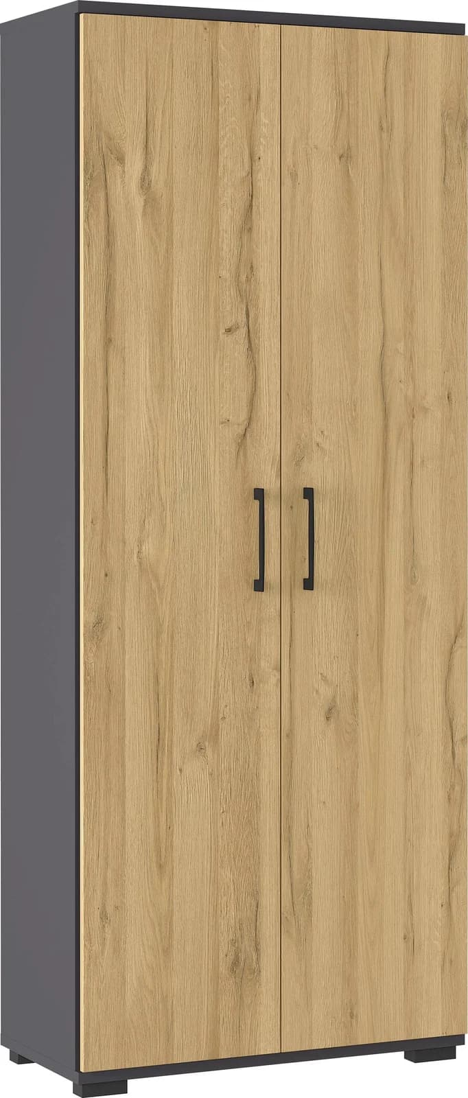 Germania Aktenschrank Profi 3.0 Grau Braun 80x200x40 cm - Bild 3