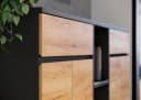 Aktenschrank GERMANIA Lissabon Grau Braun Grifflos Modern Bild 5