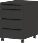 GERMANIA Rollcontainer Mailand Grau 4 Schubladen Bild 3