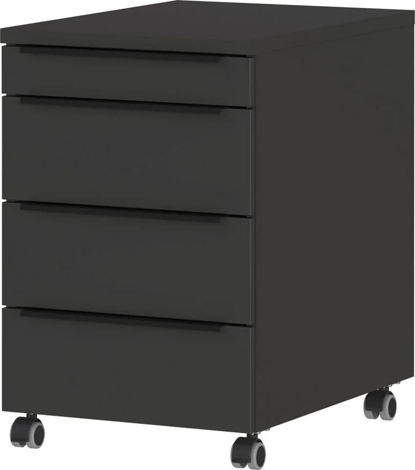 GERMANIA Rollcontainer Mailand Grau 4 Schubladen - Bild 3