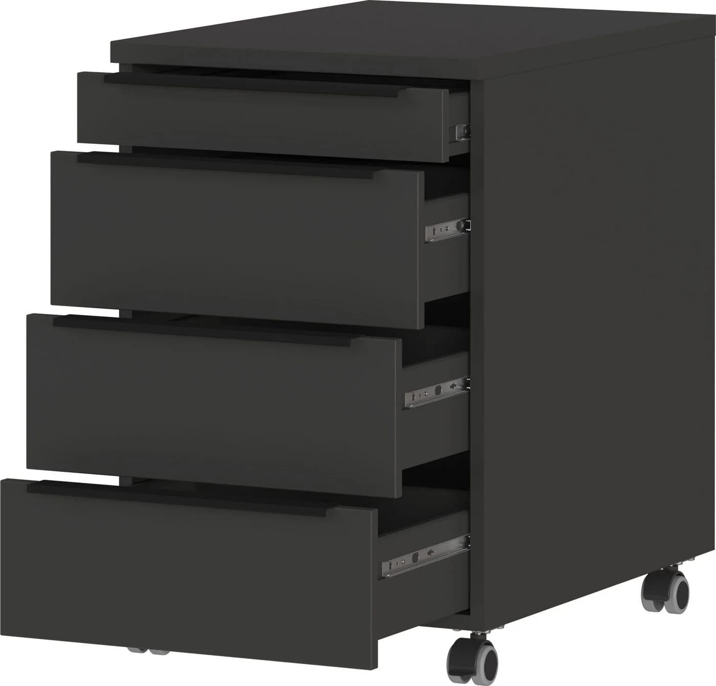 GERMANIA Rollcontainer Mailand Grau 4 Schubladen - Bild 4