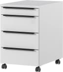 Germania Rollcontainer Mailand Grau 4 Schubladen Rollwagen Bild 1