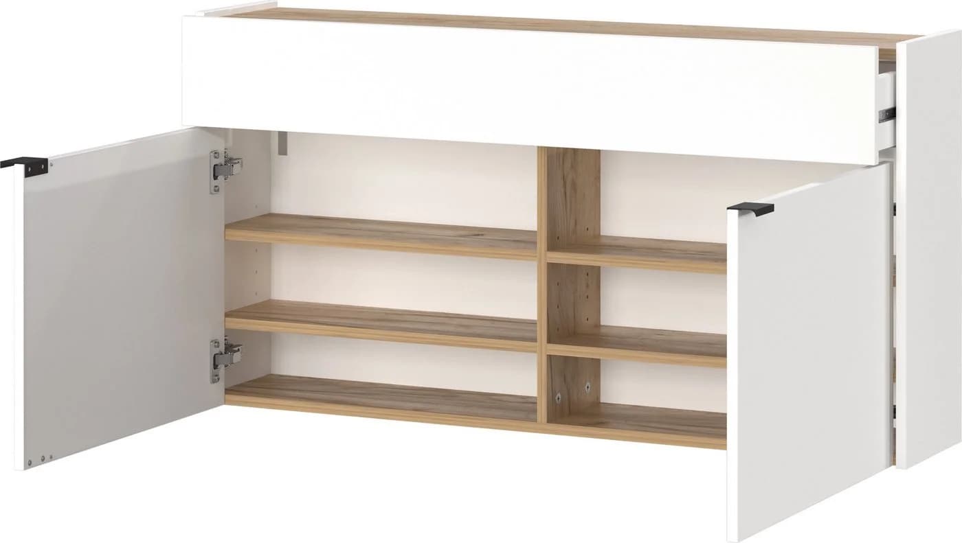 GERMANIA Hängeschuhschrank Ameca Weiß Soft-Close - Bild 5