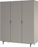 Germania Mini Tomino Kinderkleiderschrank Grau mit Soft-Close Bild 2