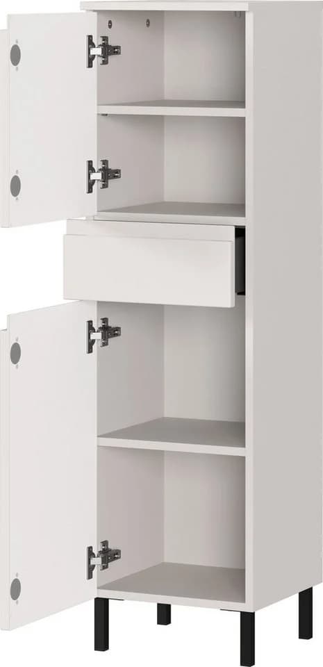 Midischrank GERMANIA Scantic Kaschmir mit griffloser Optik - Bild 2