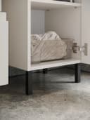 Midischrank GERMANIA Scantic Kaschmir mit griffloser Optik Bild 3