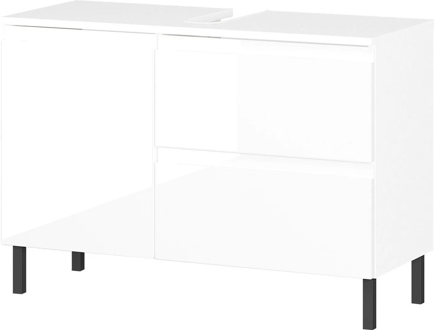 GERMANIA Waschbeckenunterschrank Scantic Weiß - Bild 2