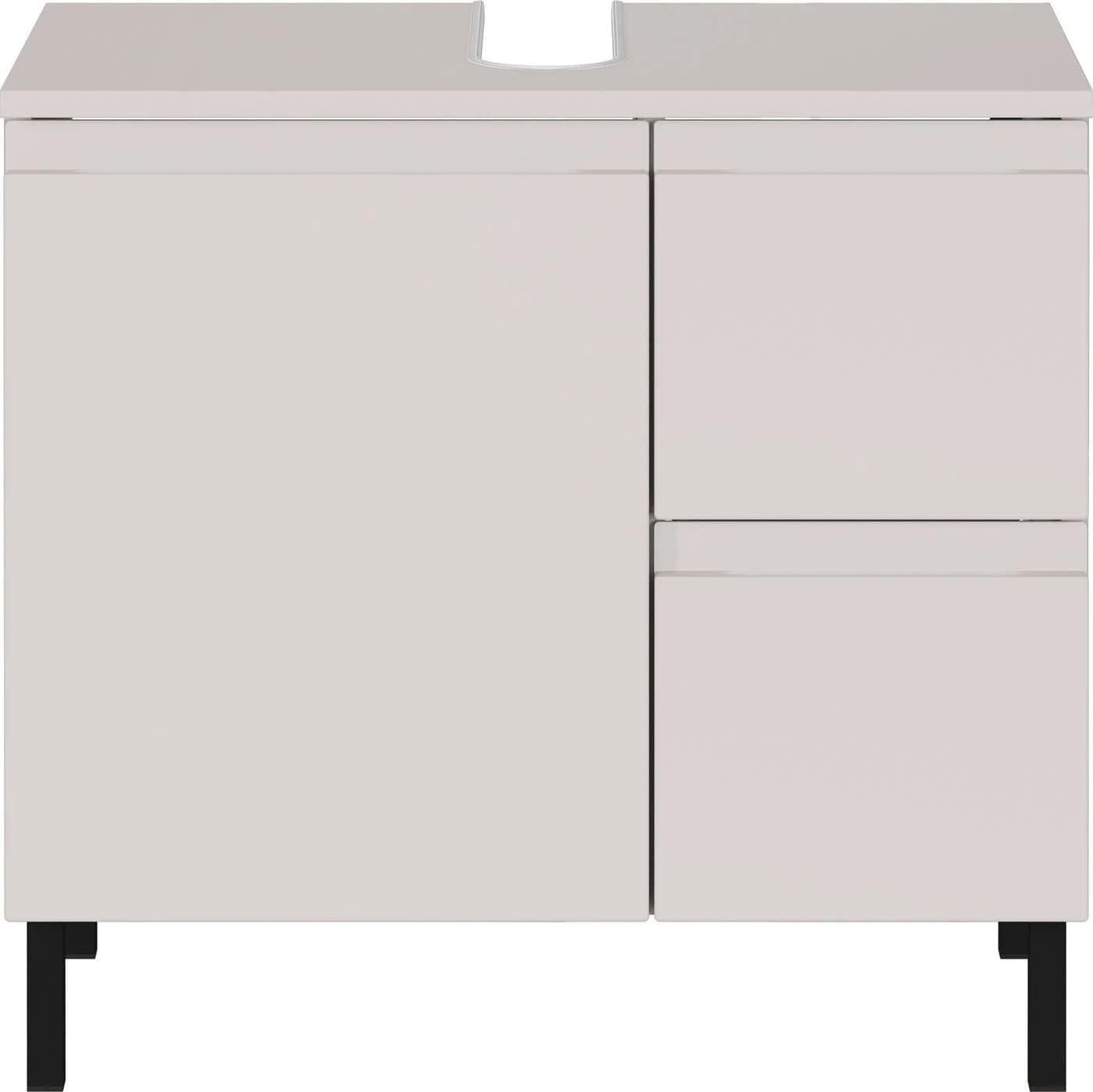 Germania Scantic Waschbeckenunterschrank Braun Kaschmir 60cm - Bild 4