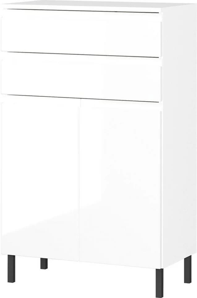 Kommode GERMANIA Scantic Weiß Hochglanz Modern - Bild 2