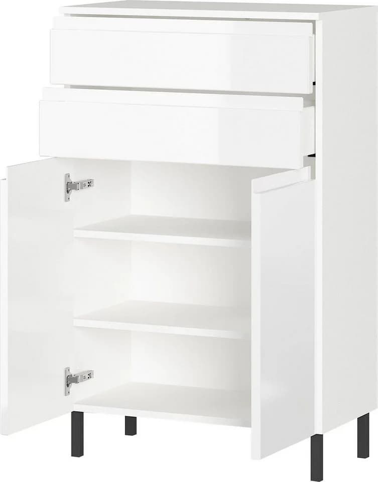 Kommode GERMANIA Scantic Weiß Hochglanz Modern - Bild 3
