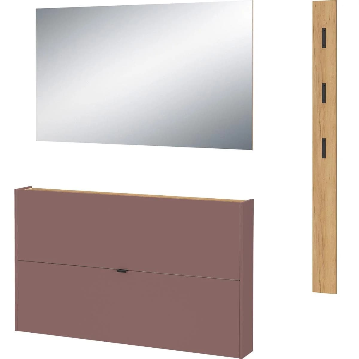 Garderoben-Set GERMANIA Ameca Toffee Eiche Nachbildung