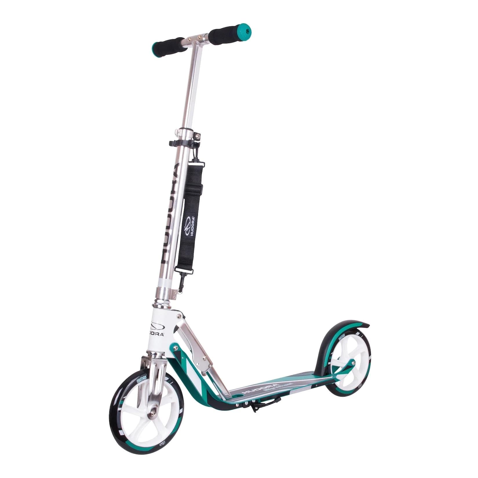 HUDORA BigWheel 205 Roller türkis klappbar