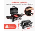ProfiCook Gasgrill PC-GG 1261 Schwarz 2 Heizzonen Bild 4