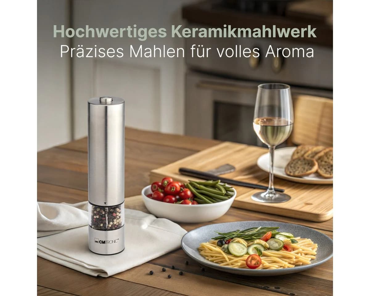 Clatronic Salz- und Pfeffermühle Edelstahl - Bild 5