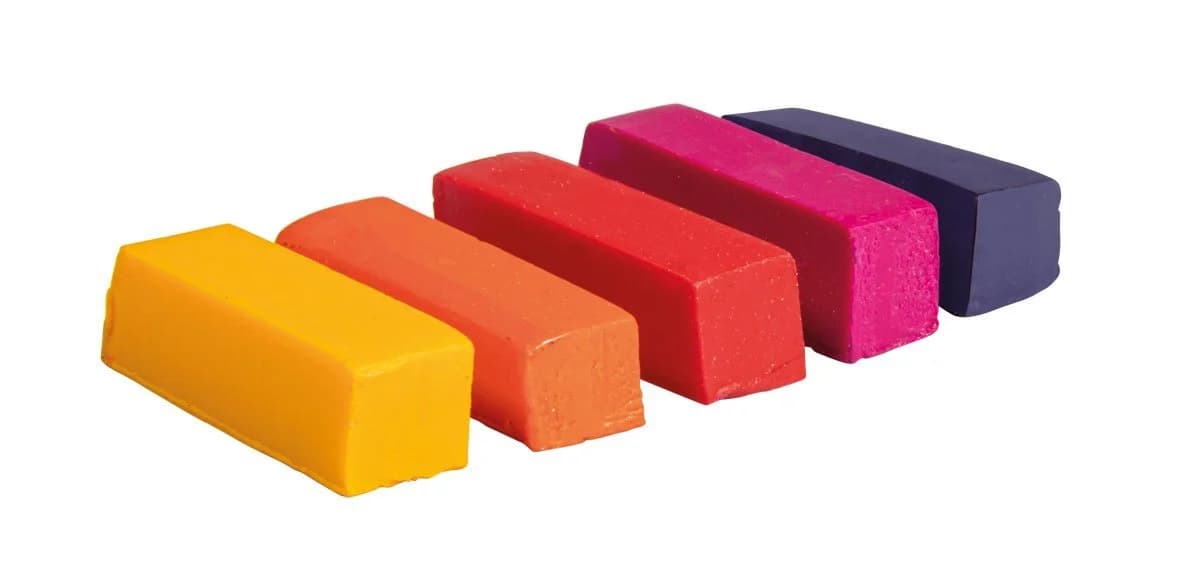 Rayher Stumpenkerze Wachsfarben-Set Multicolor 5-tlg.