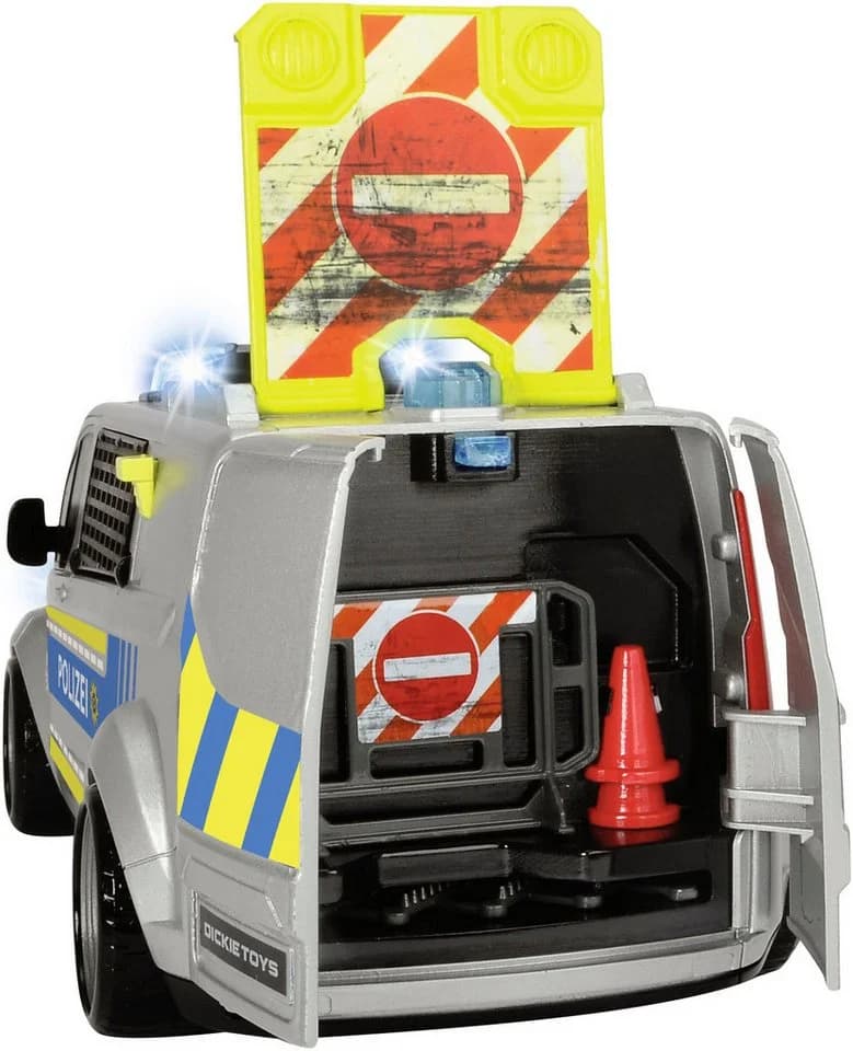Dickie Toys Ford Transit Police Spielzeug-Transporter mit Licht und Sound - Bild 5
