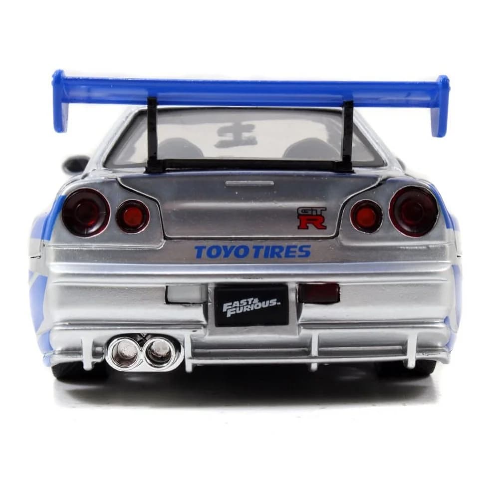JADA Spielzeug-Rennwagen Nissan Skyline GT-R Fast & Furious Die-Cast 1:24 - Bild 3