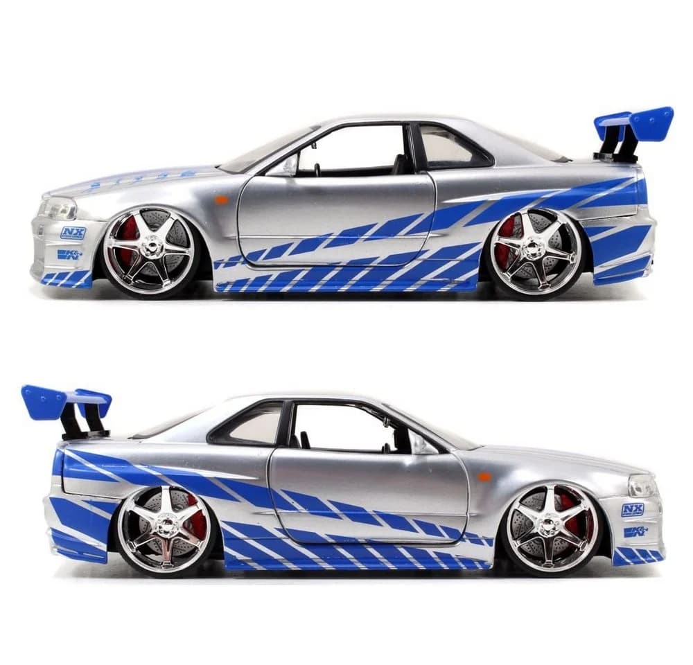 JADA Spielzeug-Rennwagen Nissan Skyline GT-R Fast & Furious Die-Cast 1:24 - Bild 4