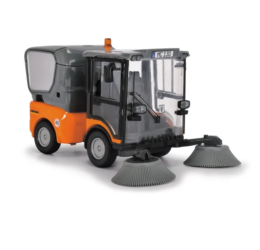 Dickie Toys Kärcher Street Sweeper Spielzeug-Kehrmaschine Orange Grau - Bild 4