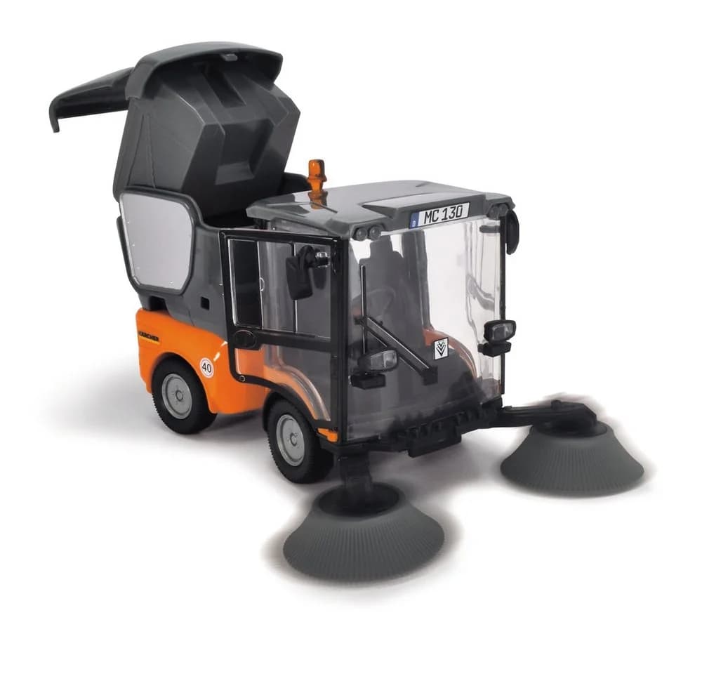 Dickie Toys Kärcher Street Sweeper Spielzeug-Kehrmaschine Orange Grau - Bild 5