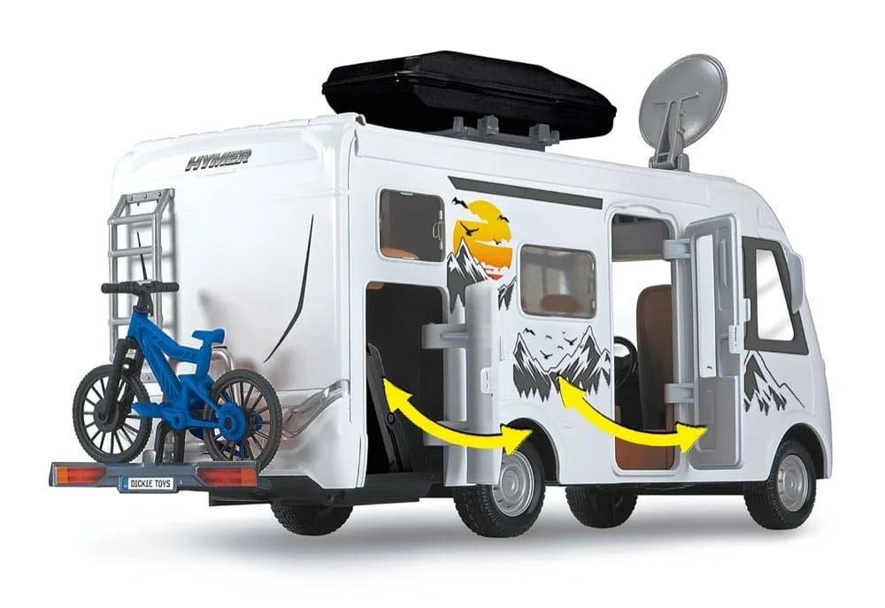 Dickie Toys Urban & Adventure Camper Set Weiß Hymer Modell - Bild 3
