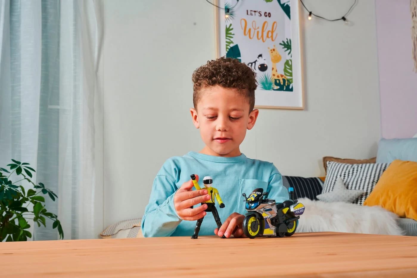 Dickie Toys Polizei-Motorrad mit Licht, Sound und abnehmbarer Figur - Bild 3