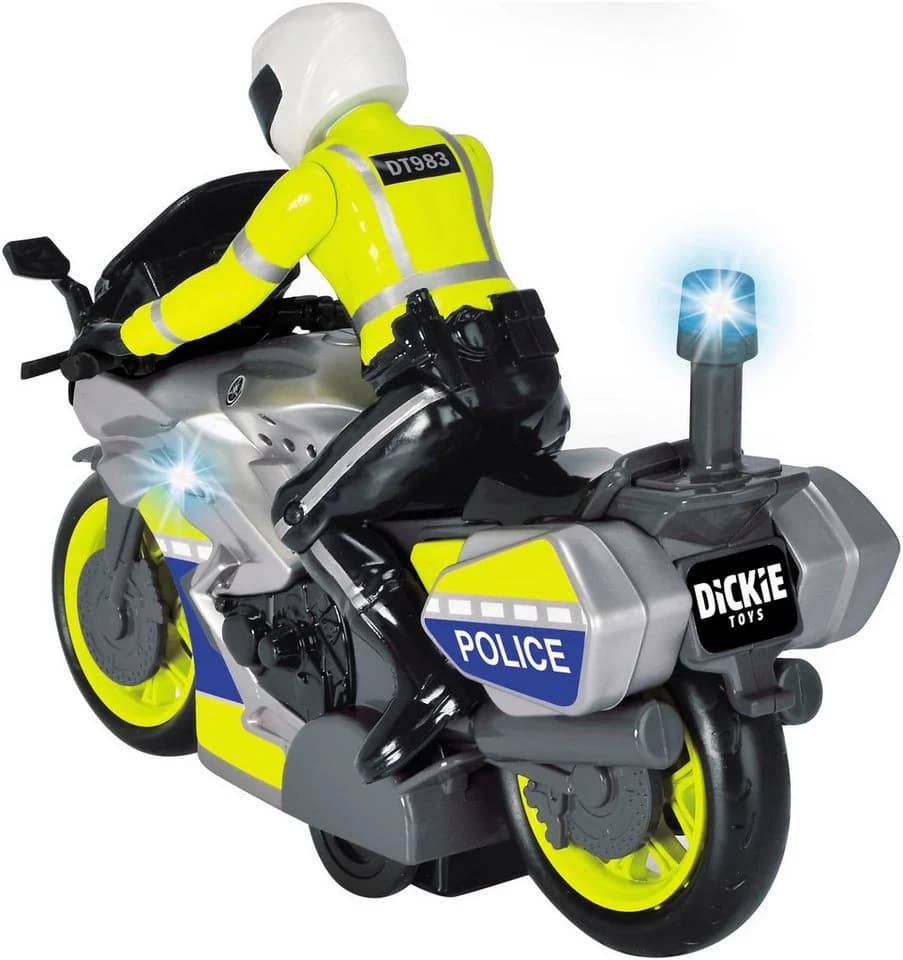 Dickie Toys Polizei-Motorrad mit Licht, Sound und abnehmbarer Figur - Bild 4